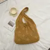 Bolso Trenzado Calado de Gran Capacidad de Moda 2026 Primavera Nuevo Bolso de Playa Tipo Tote de Paja para Hombro para Mujer