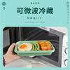 Fiambrera Rectangular Desechable con Candado Antirrobo Espesada Imprimible para Llevar Fiambrera para Microondas con Tapa
