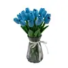 Flor Artificial de Tulipán Mini PU Flor Artificial Transfronteriza Boda Decoración del Hogar Flor Sensación Tulipán Planta Artificial