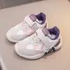 Tênis Infantil Agan 2026 Primavera/Outono Novo Estilo Unissex Moda Infantil Blocos de Cor Malha Respirável Para Bebês Solado Macio Tênis Esportivo