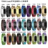 Adecuado para Correa de Pulsera Fitbit Luxe Acero Inoxidable Sólido Tres Eslabones Liberación Rápida Marco Metálico Correa Metálica Luxe