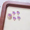 Verano Lindos Estéreo Helado Dibujos Animados Accesorios para Uñas Cono Uñas Portátiles Accesorios para Uñas Diamantes de Resina