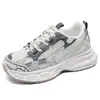 Nuevos Zapatos de Papá Transpirables Estilo Coreano de Verano 2026 para Mujeres Estudiantes, Zapatos Deportivos Casuales, Zapatos para Correr con Suela Gruesa que Aumentan la Altura para Mujeres
