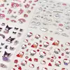 Desenho Japonês Hello Kitty Adesivos Transparentes DIY Decoração de Diário Misturada Adesivos à Prova d'Água Kuromi Material Adesivos Pequenos