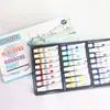 Pintura de Acuarela 12 Colores 24 Colores Set Pintura Gouache Tubo de 6ml Lavable Pintura Primaria para Niños