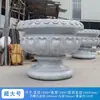 Macetas de Exterior Estilo Europeo Fibra de Vidrio Imitación Piedra Creativas de Gran Diámetro para Patios, Comunidades, Villas y Jardines