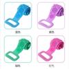 Esponja de Banho de Silicone Estendida, Toalha de Banho Longa para Esfregar as Costas, Toalha de Banho Esfoliante Indolor para Uso Doméstico