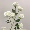Novo Produto Pano de Lã 6 Rosas Pequenas Flores Artificiais Exportação Enfeites para Vaso de Casa Flores de Seda Props de Flores para Engenharia de Casamento