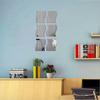 Adhesivos de pared acrílicos con espejo estéreo de gran venta transfronteriza para sala de estar, entrada, pasillo, pared de fondo creativa, pintura decorativa, pegatinas, lente
