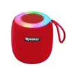 Altavoz Bluetooth para Ciclismo al Aire Libre, Portátil Inalámbrico con Ranura para Tarjeta, Subwoofer, Luz Ambiental para el Hogar, Sistema de Audio de Escritorio