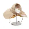 Chapéu de Pescador Vazio de Verão Estampado para Mulheres Versátil Anti-ultravioleta Estilo Versátil Moda Feminina Chapéu de Sol Protetor Solar