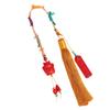 Venta al por mayor mineral en bruto natural de alto contenido arena roja imperial gato de la suerte colgante para coche Xizang colgante para espejo retrovisor de coche