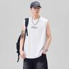 Colete Masculino Anyang 2026 Verão Sem Mangas Camiseta Estampa de Letras Tendência Fitness Esportes Regata Atacado