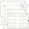 Planejador de Agenda Transfronteiriço 2027 A5 Diário em Inglês Caderno de Check-in de Autodisciplina Caderno de Calendário de Planejamento Personalizável