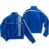 Sudadera con cremallera, cuello alto, estampada, estilo Harajuku retro, holgada, para primavera y otoño Y2K, moda de alta calle, top chaqueta de tendencia, ropa para mujer