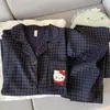 Pijama de Algodón Nube de Manga Larga y Pantalón Largo para Niñas, Lindo y Dulce, Dibujos Animados, Conjunto de Ropa para Casa