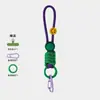 Cordón para teléfono móvil, correa de muñeca, cruzado, ajustable, con cuentas, lindo, de alta gama, correa de cuello personalizada al por mayor con tarjetero