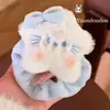 Lazo Creativo Lindo de Pingüino Pez de Dibujos Animados para el Cabello para Mujeres con Cabeza de Bola y Coleta Lateral Diadema Peluche Otoño e Invierno