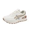 Zapatos Nuevos de Primavera para Mujer Blancos Transpirables Versátiles Estilo Coreano Suela Gruesa para Aumentar Altura Zapatos Deportivos Casuales Tipo Papá para Mujer