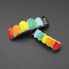 Joyas europeas y americanas brillantes con color de aceite que gotea, aparatos de hip hop, parrillas para dientes, aparatos de oro, oro real, galvanoplastia transfronteriza