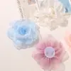 Elegante accesorio de malla con borde deshilachado de color liso, estilo hada, para ropa DIY, tocados, ramilletes, pinzas para el cabello y accesorios decorativos