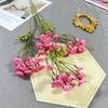 Nova simulação miosótis decoração de casamento pequena casa floral macio flor falsa cor renda flor segurando flor