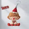 Llavero Acrílico de Payaso Plano 2D Transfronterizo Lindo Colgante Periférico para Mochila y Maleta Accesorios para Estudiantes