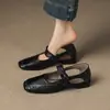 2026 Novo Estilo Sandálias Femininas de Bico Redondo Fashion Versátil Verão Retrô Sandálias Romanas Sandálias Femininas Vazadas Respiráveis