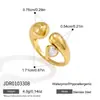Anillo de Zirconia Elegante y Discreto, Joyería de Acero de Titanio de Gama Alta de Nicho que No Se Desvanece, Accesorios Transfronterizos de Acero Inoxidable, Anillo de Lujo Ligero para Mujer