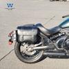 Coche musculoso Wolf adecuado para Vulcan S Kawasaki pequeño dios del fuego bolsa lateral bolsa lateral caja lateral retro modificación bolsa para casco liberación rápida