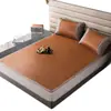 Esterilla refrigerante Duoxiaomeimiankang, esterilla de ratán sintético, esterilla de paja nueva, uso doméstico de verano, esterilla suave resistente al desgaste de seda helada para aire acondicionado