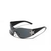 Gafas Xunge Nuevo Llegada Gafas de Sol Sin Montura Moda Europea y Americana Personalizadas Y2K Ciclismo Gafas de Sol de Estrella de Cinco Puntas para Hombres