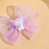 Material de Pasador de Dibujos Animados con Lazo de Pedrería Materiales para Accesorios del Cabello Joyería Infantil Piezas de Accesorios para el Cabello de Niña con Lazo