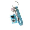 Llavero Colgante Cámara Luz LED Punk Creativo Colgante Collar Cámara Pequeña Accesorios para Funda de Teléfono Móvil diy