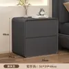 Mesita de noche, dormitorio, color crema, pequeña, minimalista, moderna, estrecha, no requiere montaje, madera maciza, de tres niveles, lujo ligero, de alta gama, sala de estar