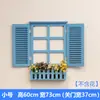 Accesorios para el hogar estilo mediterráneo ventana falsa estilo europeo ventana falsa colgante de pared caja de medidor pastoral decoración de pared decoración de pared