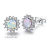 Aretes de Ópalo de Girasol Serie Exclusiva de Moda Venta Caliente Transfronteriza Dropshipping Nicho Exquisitos