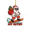 Bestseller Transfronteiriço Sixseven Papai Noel Decorações de Natal em Acrílico Decorações Divertidas de Meme Digital