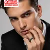 Anillos para Hombre Estilo Retro Europeo y Americano, Anillos de Acero de Titanio Personalizados de Moda para Hombre, Anillos Rellenos de Aceite, Proveedores Mayoristas de Fabricantes de Amazon