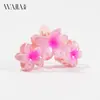 Pinza para el Cabello Wjia Estilo Nuevo Flor de Plumeria, Color Fresco Degradado, Pinza de Tiburón para Mujer, Pasador para la Parte Trasera de la Cabeza, Accesorio para el Cabello, Tocado