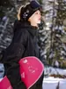 Nuevo Traje de Snowboard para Mujer y Hombre Impermeable Algodón Adhesivo Cortavientos Cálido Nicho Americano Color Sólido Ropa de Exterior