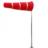Veleta de viento de seguridad Yuexiang para medir la dirección del viento, impermeable, de nailon de seda, reflectante fluorescente, reforzada con metal