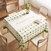 Mantel de mesa cuadrado de PVC impermeable a prueba de aceite anti-escaldaduras lavable sin lavar mantel de mesa cuadrado tapete de mesa lujo ligero alta gama mantel de mesa para mesa de té