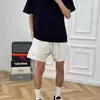 Shorts Cinza de Verão para Homens, Calças Esportivas Casuais Largas de Três Quartos Estilo Americano, Shorts de Algodão para Fitness, Corrida, Basquete Modernos