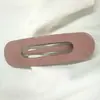 Novo clipe de franja para testa grande moda clipe de bico de pato Macaron clipe lateral sem marcação para maquiagem clipe transparente para cabelo quebrado