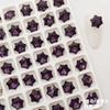 Explosiones de sonido de sacudida 8*8mm copo de nieve taladro de uñas puntiagudo color mágico japonés taladro de vidrio para uñas accesorios DIY decoración de uñas
