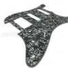 Guitarra eléctrica protector individual doble ST Perla Negra panel individual doble protector SSH