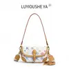 Bolsas Estampadas de Nicho de Alta Qualidade para Mulheres 2026 Nova Moda Versátil Bolsa Transversal Exquisita Super Popular Pequena Bolsa de Mão Quadrada