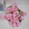 Flor Artificial de Flor de Cerezo Encriptada Boda Ratán Juanhua Decoración de Techo Enredadera de Flores Cadena de Flores Enredadera de Nieve Celebridad de Internet Flor Falsa Arte