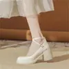 Zapatos de tacón alto estilo Mary Jane francés para mujer, nuevo modelo otoño 2026, con correas cruzadas y correas de hebilla, adecuados para faldas y cheongsams vintage.